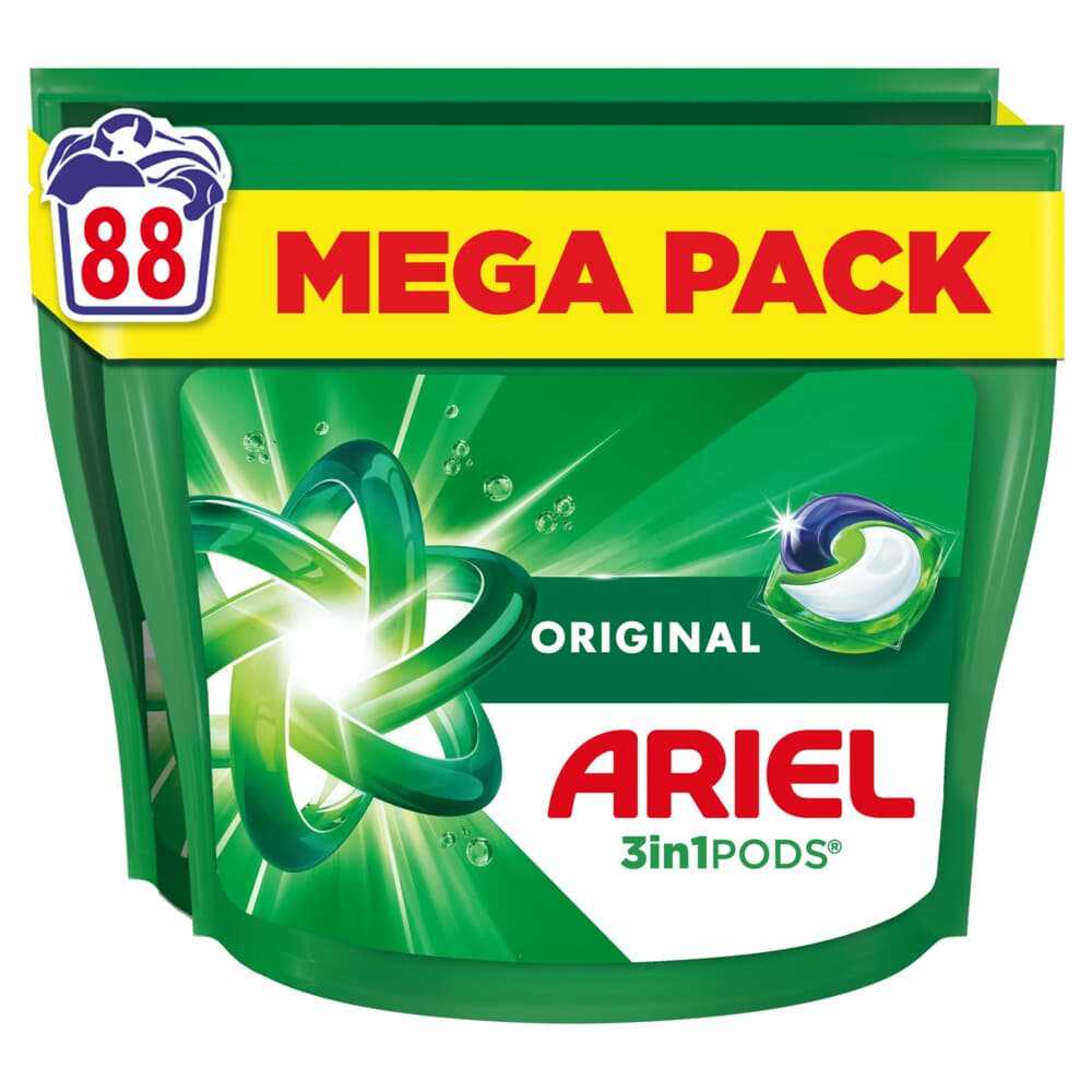 Ariel 3in1 Wasmiddel Pods Original 88 stuks