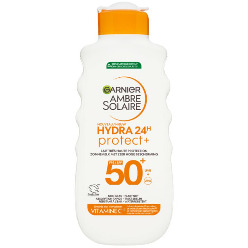 Garnier Ambre Solaire Hydra 24 Protect Zonnebrandmelk SPF 50+ 175 ml