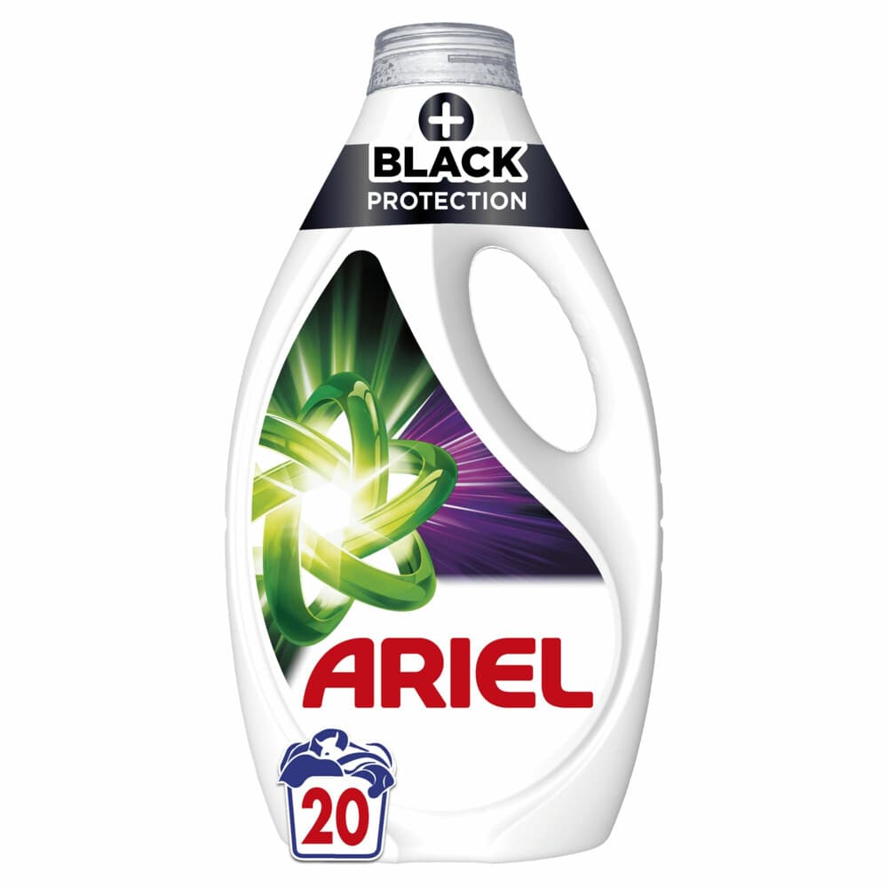 2+1 gratis: Ariel Vloeibaar Wasmiddel +Revita Black 20 Wasbeurten 900 ml
