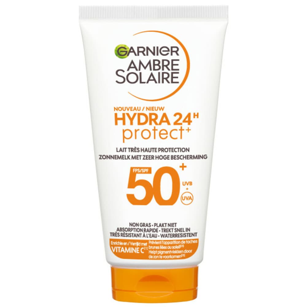 Garnier Ambre Solaire Hydra 24 Zonnebrandmelk SPF 50+ 50 ml