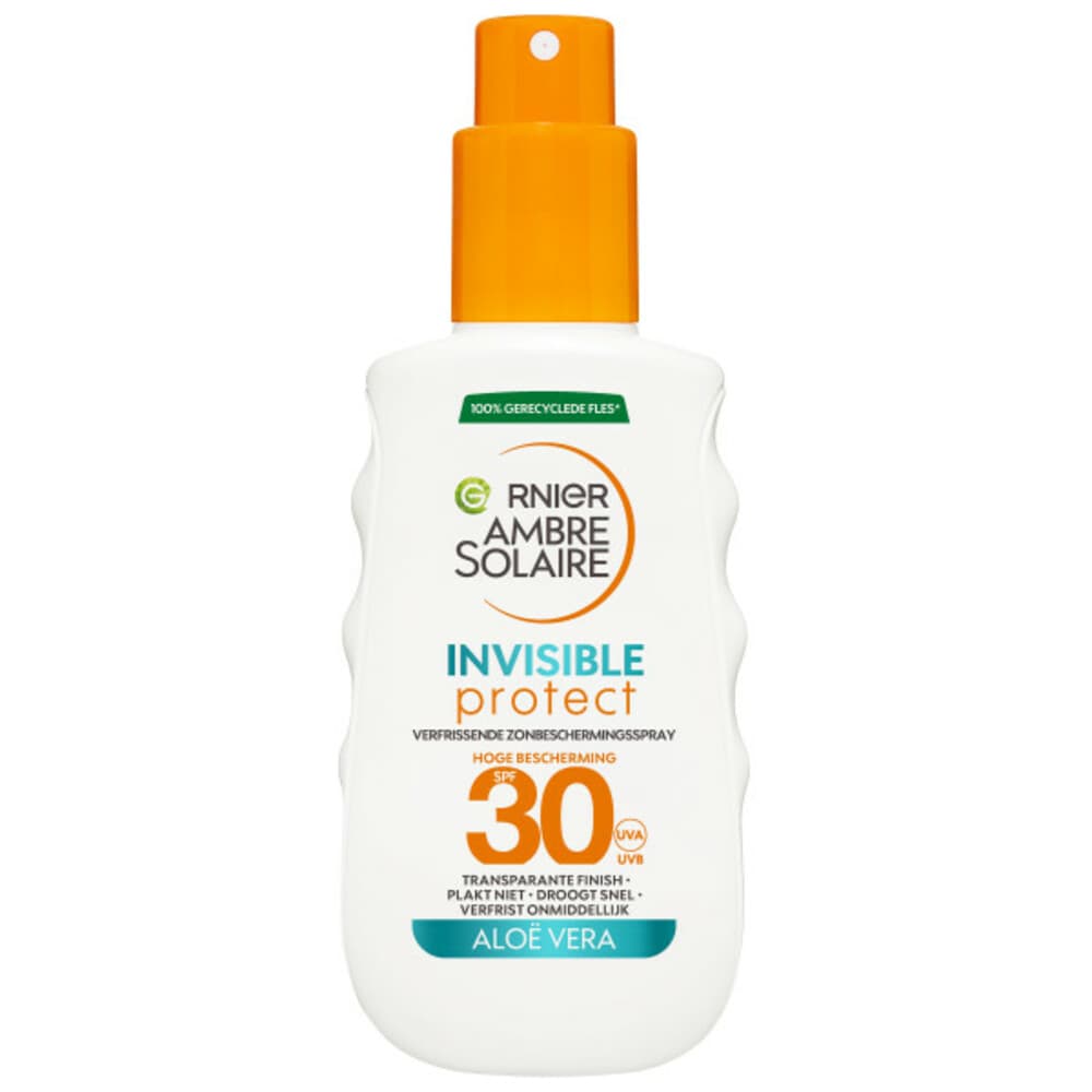 Garnier Ambre Solaire Invisible Protect Transparante Zonnebrandspray SPF 30 150 ml