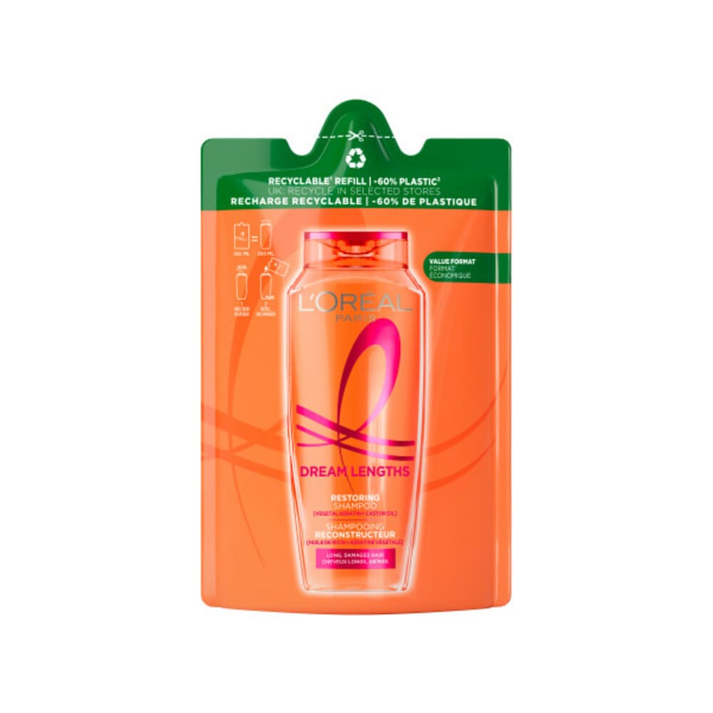 1+1 gratis: L'Oréal Elvive Dream Lengths Shampoo Refill 250 ml