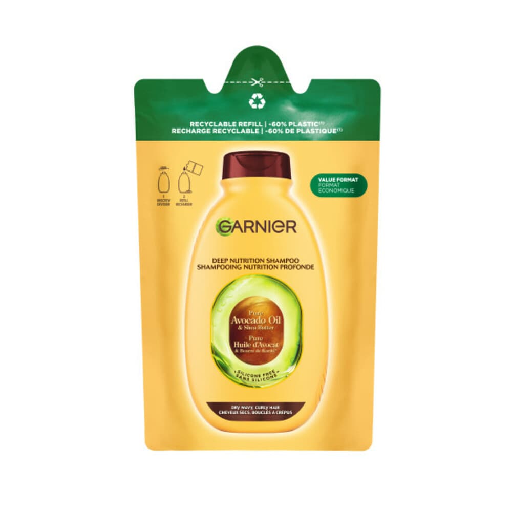 1+1 gratis: Garnier Loving Blends Avocado Olie en Shea Boter Shampoo Refill 250 ml