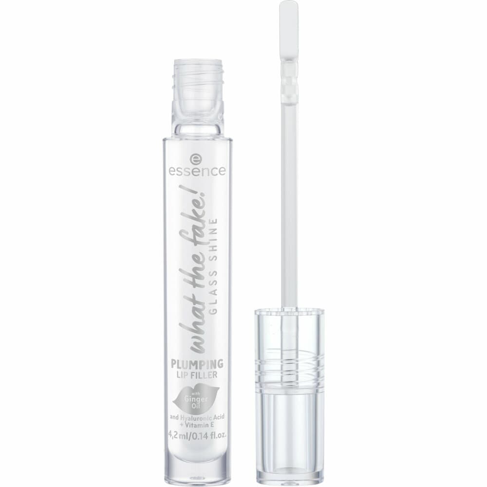 essence What The Fake! Glass Shine Plumping Lip Filler 01 Oh So Glassy! 4,2 ml