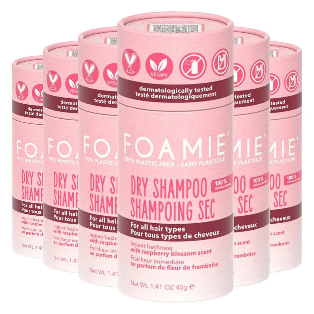 6x Foamie Droogshampoo Berry Fresh 40 gr
