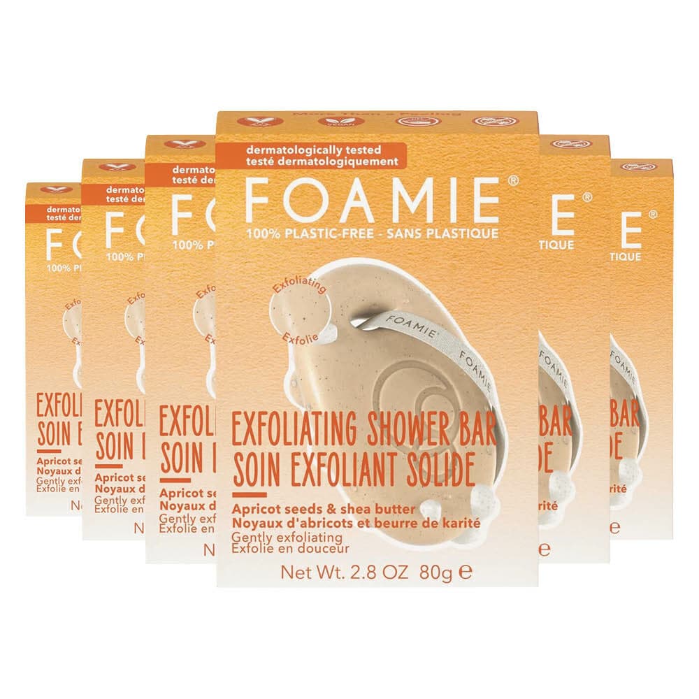 6x Foamie Body Bar Abrikoospitten