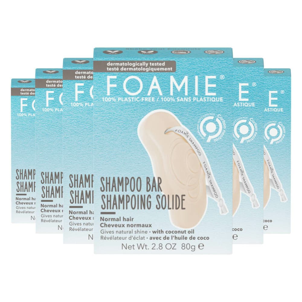 6x Foamie Shampoo Bar Shake Your Coconuts (Normaal Haar)