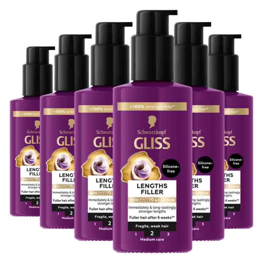 6x Gliss Haarserum Full Hair Wonder 100 ml