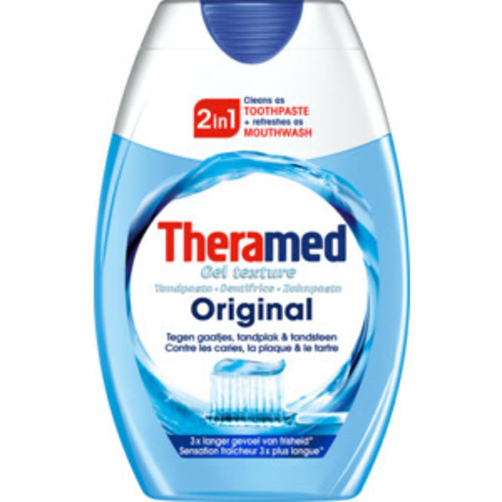 Theramed Tandpasta 2 in 1 Original 75 ml