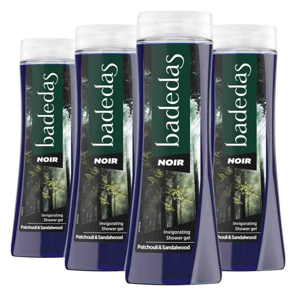 4x Badedas Douche Noir 600 ml