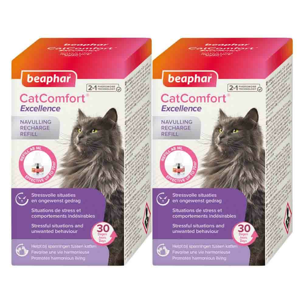 2x Beaphar CatComfort Excellence Navulling Verdamper 48 ml