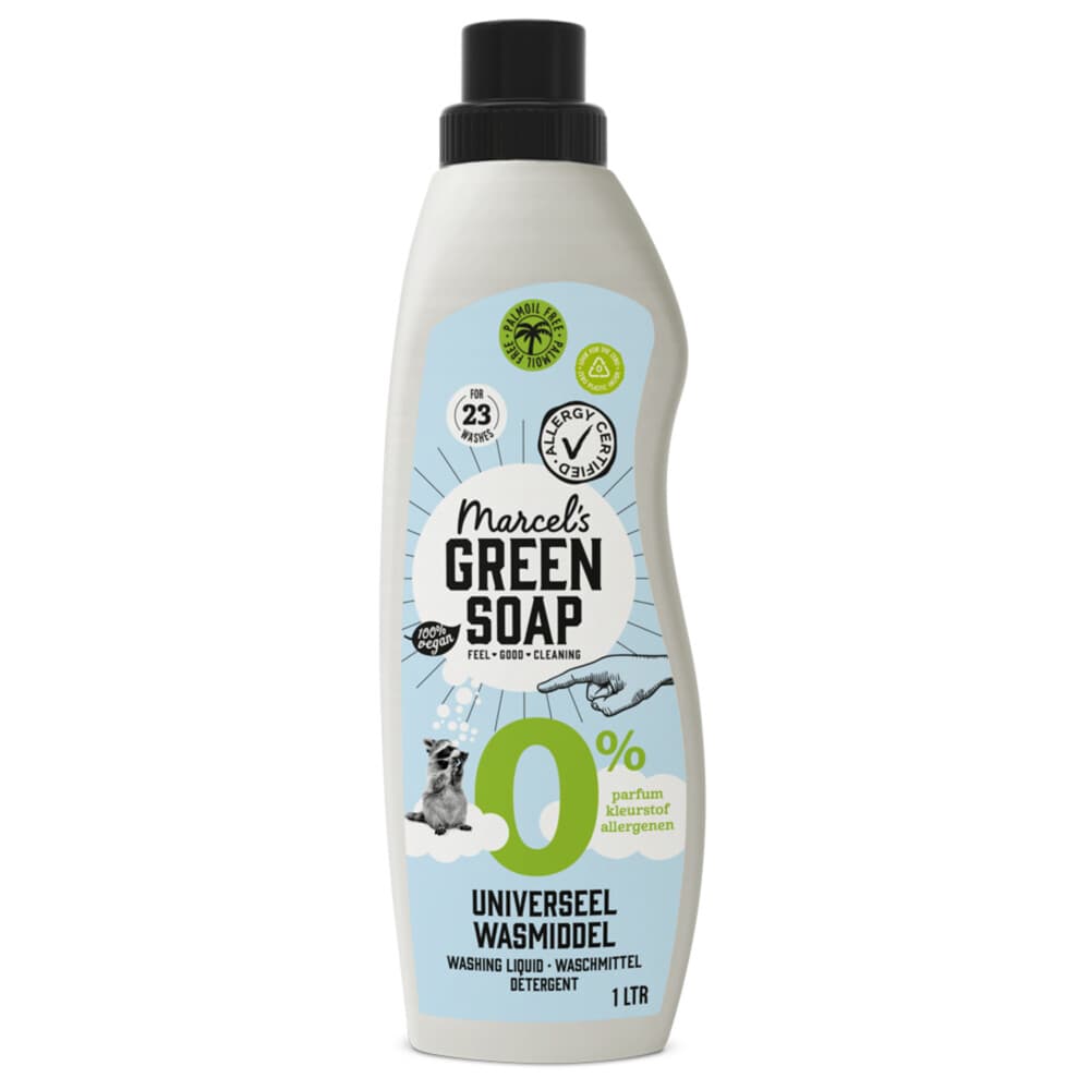 Marcel's Green Soap Wasmiddel Universeel 0% 1 liter