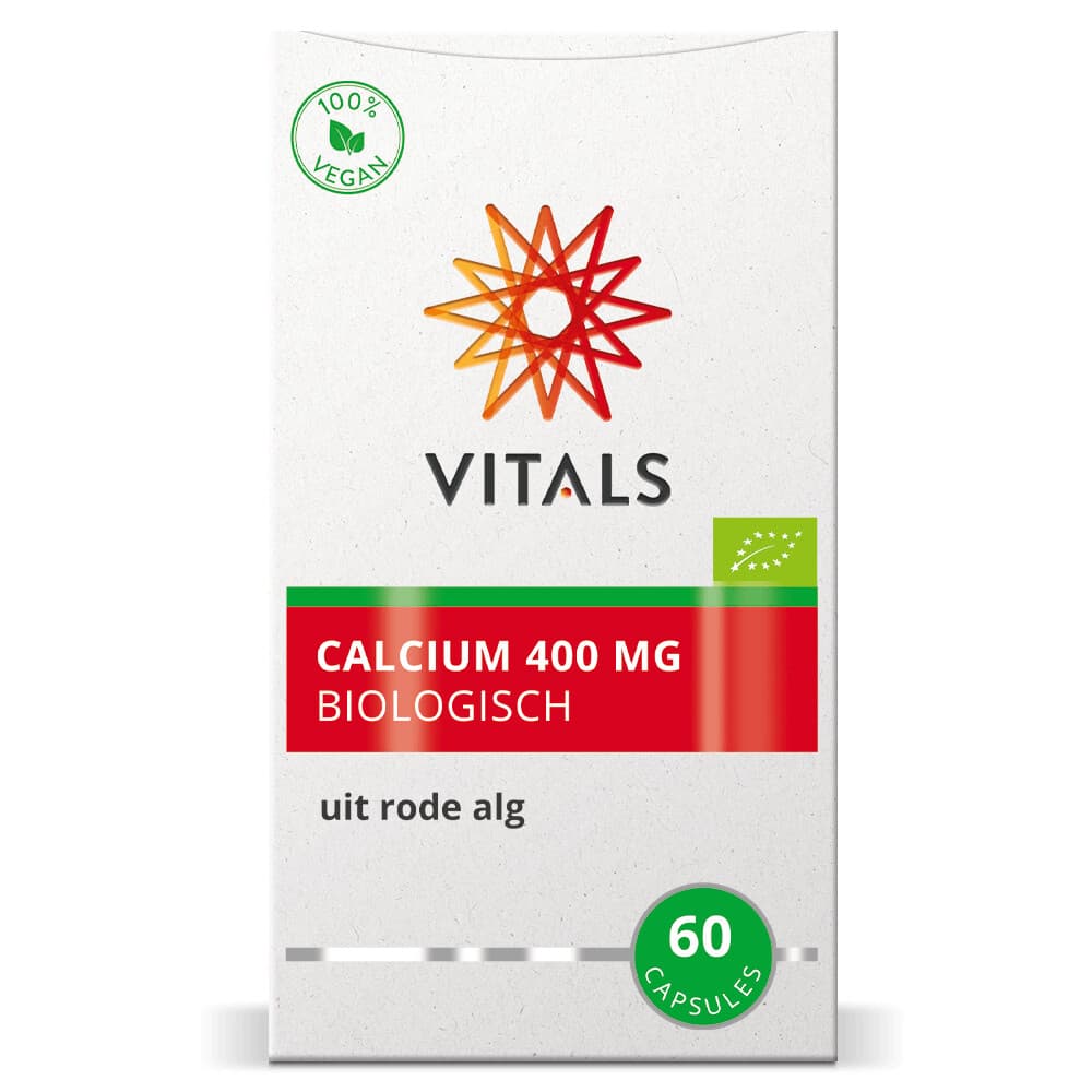 Gratis Verzending: Vitals Calcium 400 mg Biologisch 60 capsules