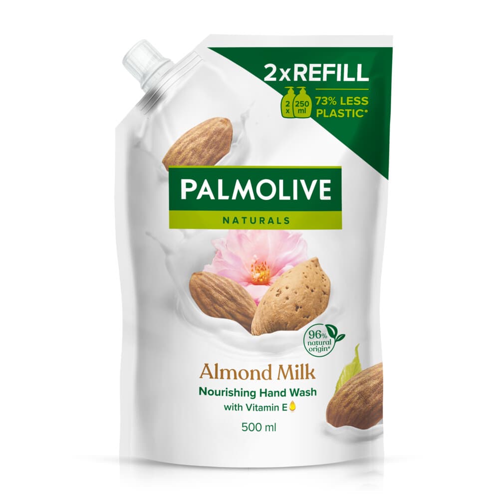 Palmolive Handzeep Navulling Doypack Naturals Almond Milk 500 ml