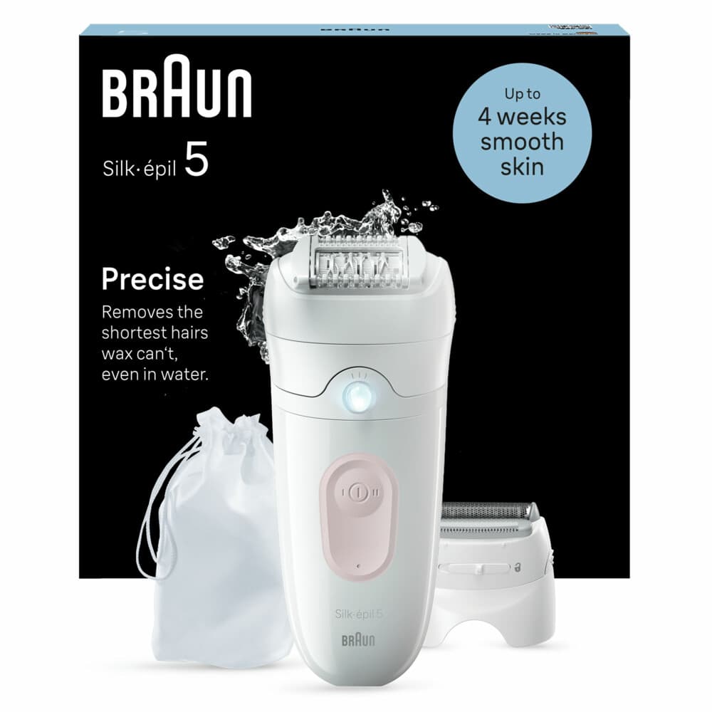 Braun Epilator Silk·épil 5 030 Wit/Flamingo