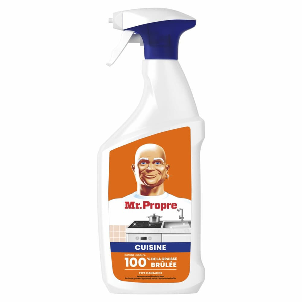 2e halve prijs: Mr. Propre Keukenontvetter Spray Mandarijn Boost 800 ml
