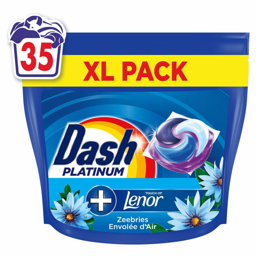 3x Dash Wasmiddelcapsules 4in1 Pods Zeebries 35 stuks