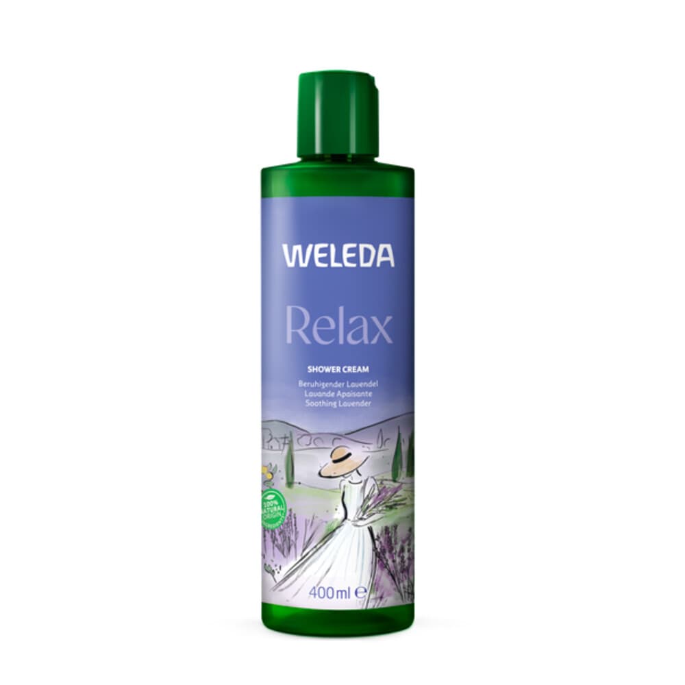 2e halve prijs: WELEDA Douchecrème Relax Lavendel 400 ml
