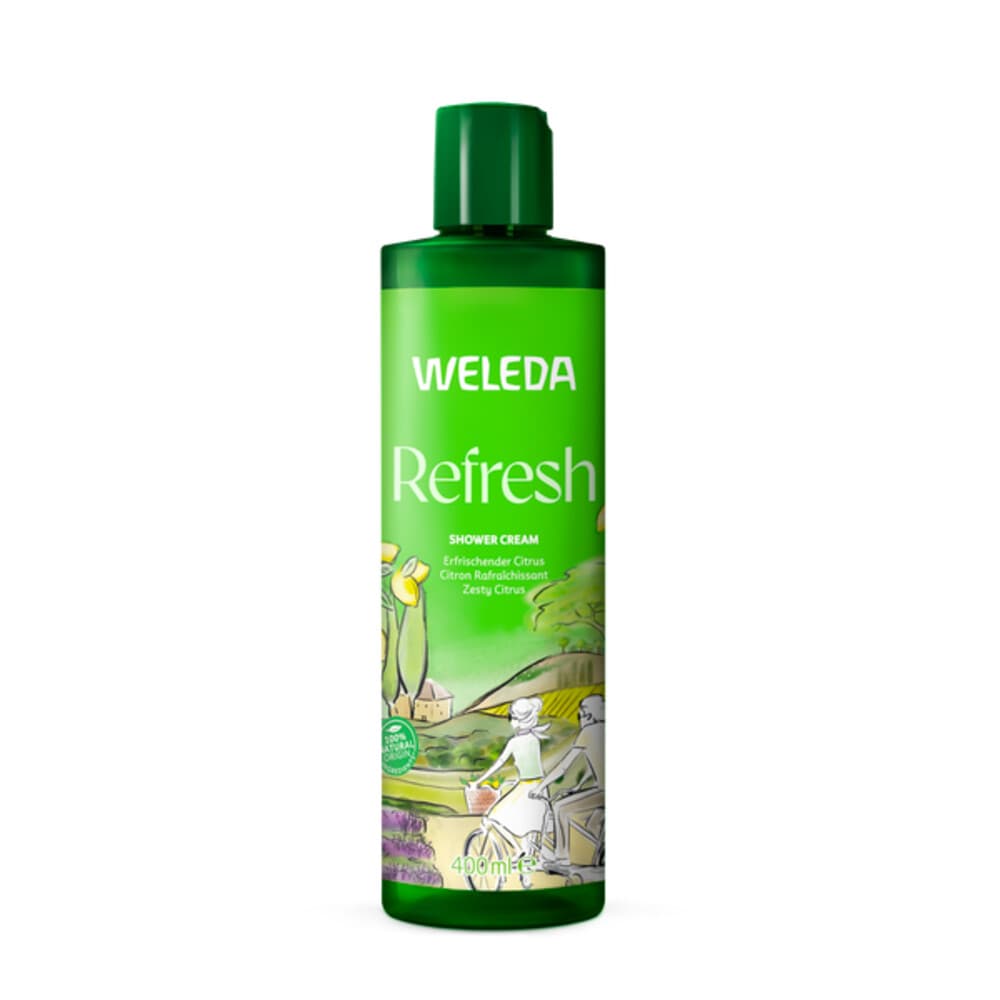 2e halve prijs: WELEDA Refresh Douchecreme Citrus 400 ml