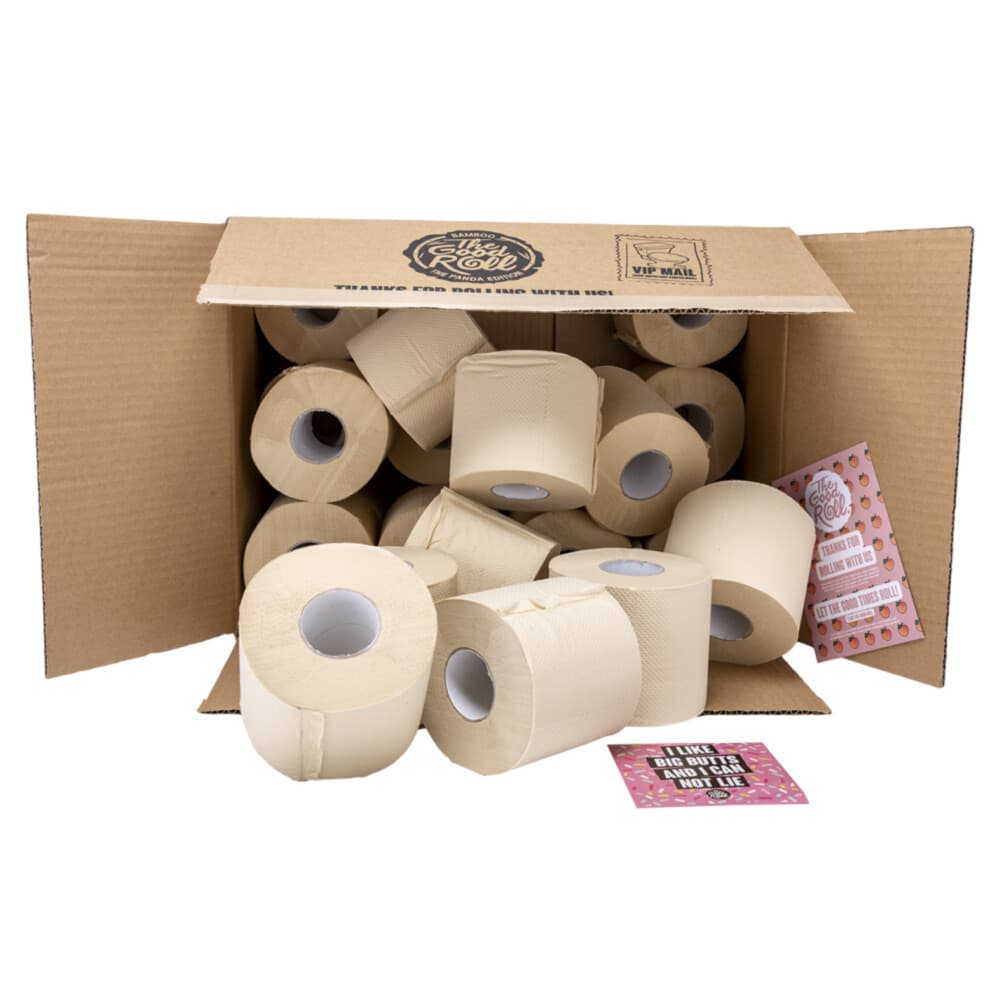 The Good Roll Toiletpapier Bamboe Naked Panda Edition 24 stuks