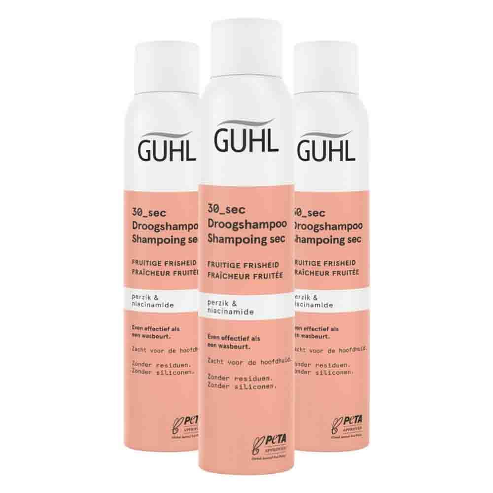 3x Guhl Droogshampoo Fruitige Frisheid 30 sec 200 ml