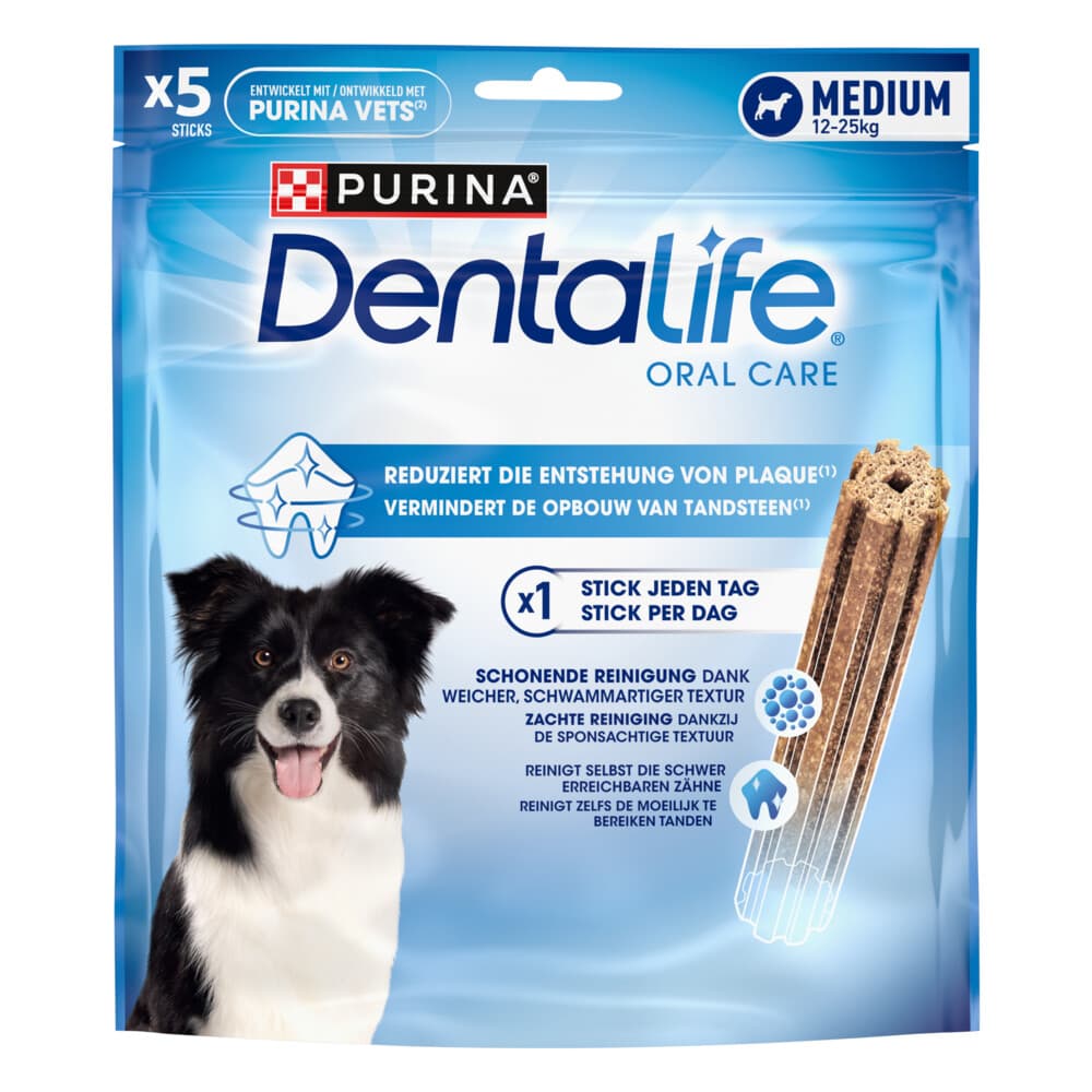 6x DentaLife Hondensnack Medium 115 gr