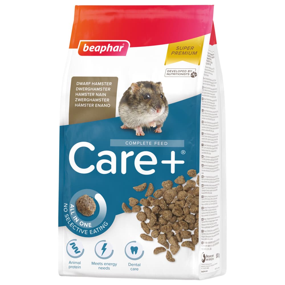 5x Beaphar Care+ Dwerghamster 500 gr