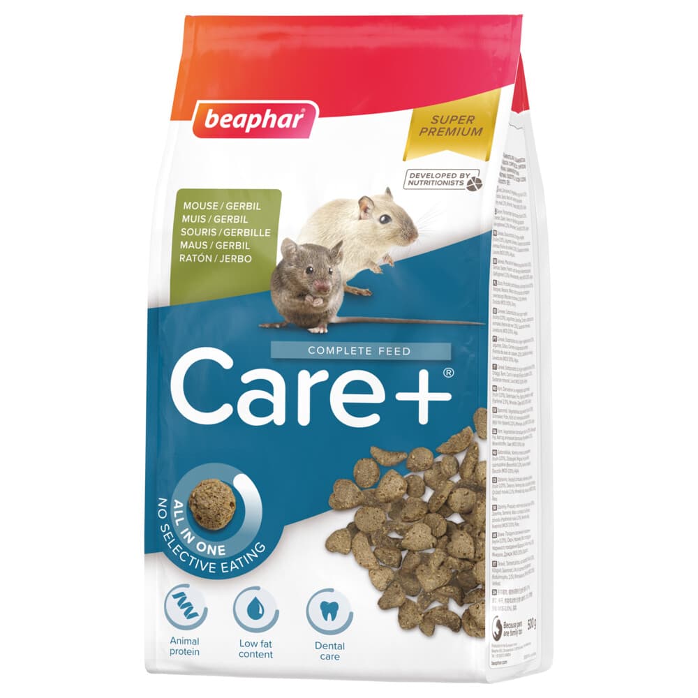 Beaphar Care+ Gerbil&Muis 500 gr