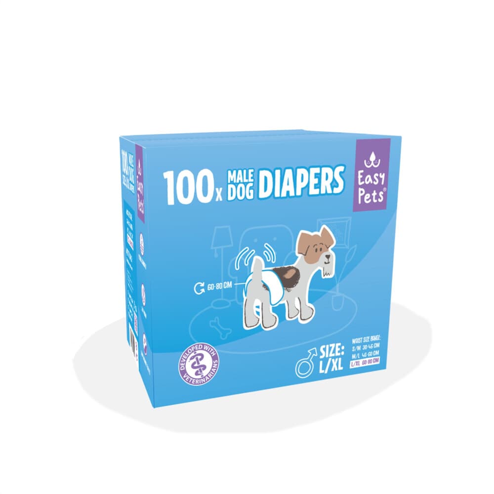 EasyPets Hondenluiers Reu L/XL 100 stuks