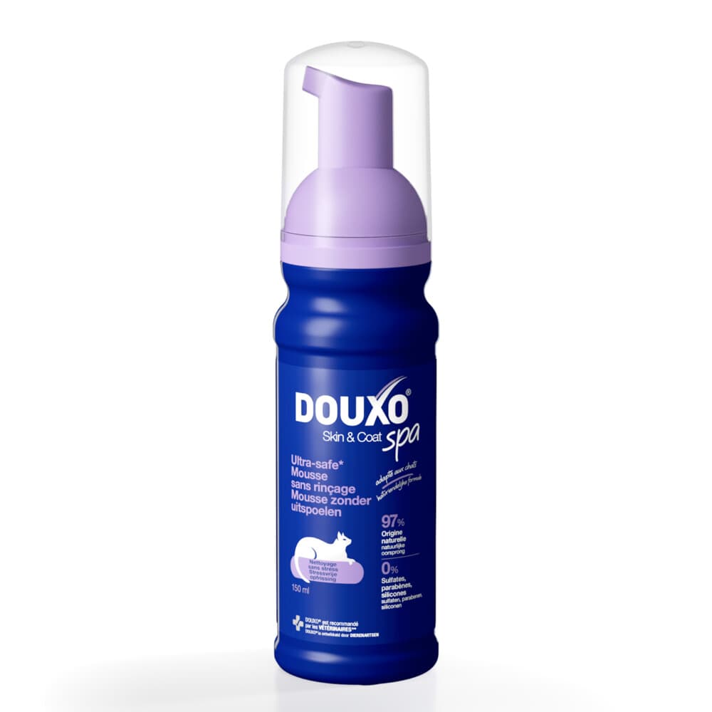 2x DOUXO SPA Mousse Zonder Uitspoelen Kat 150 ml