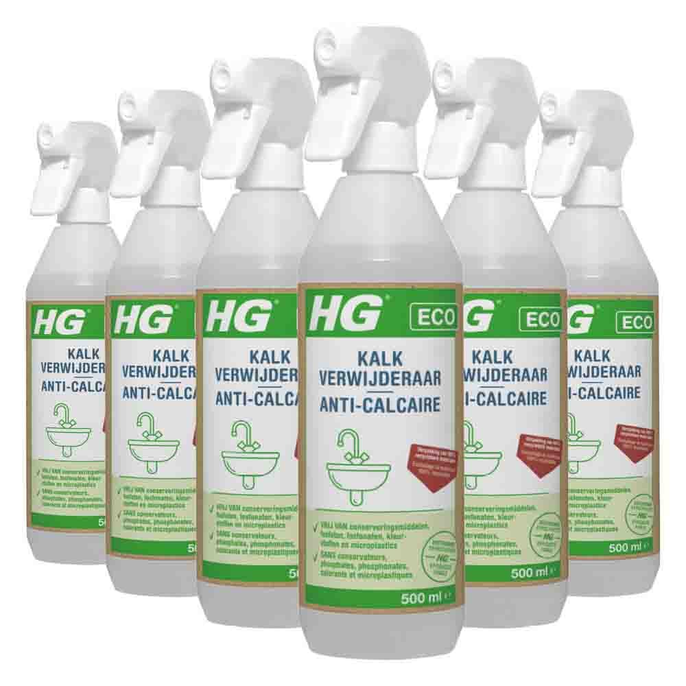 6x HG Eco Kalkreiniger 500 ml