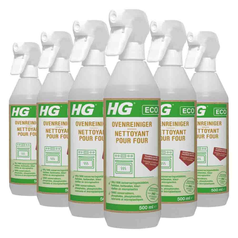 6x HG Eco Ovenreiniger 500 ml