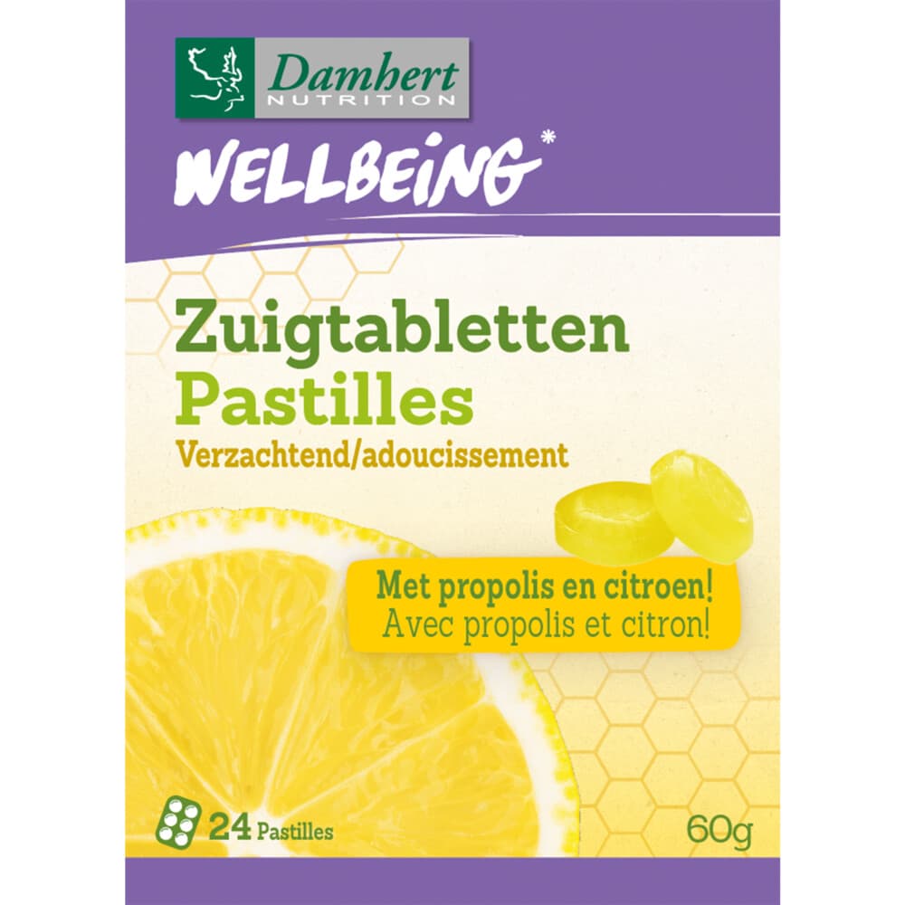 Gratis Verzending: Damhert Wellbeing Zuigtabletten 60 gr