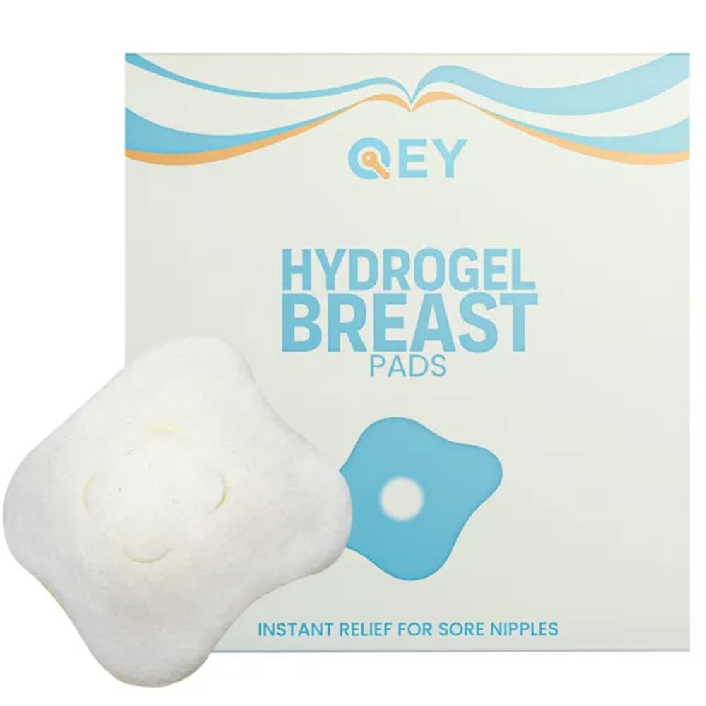 QEY Hydrogel Pads Borst Kompressen 12 stuks