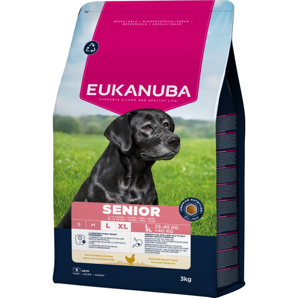 Eukanuba Life Care Dog Senior Large Hondenvoer Chicken 3 kg