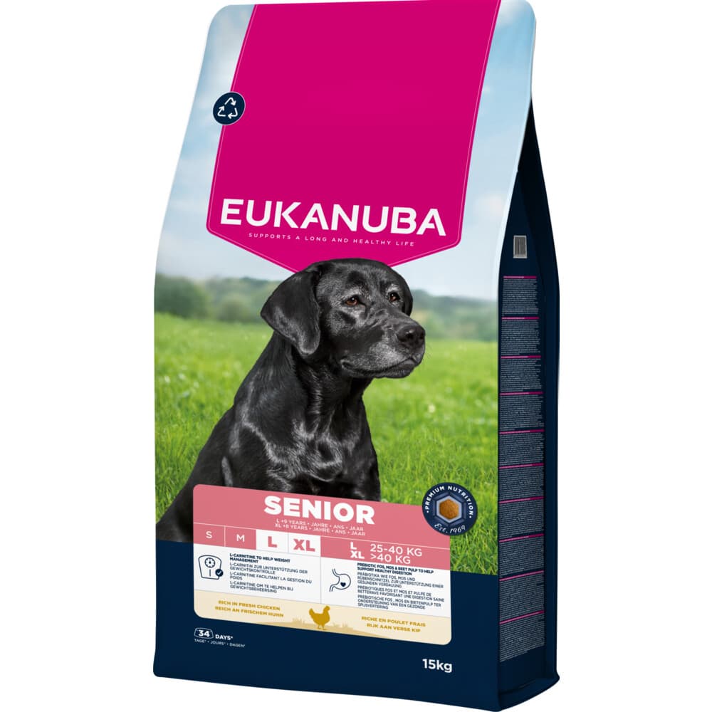 Eukanuba Life Care Dog Senior Large Hondenvoer Chicken 15 kg