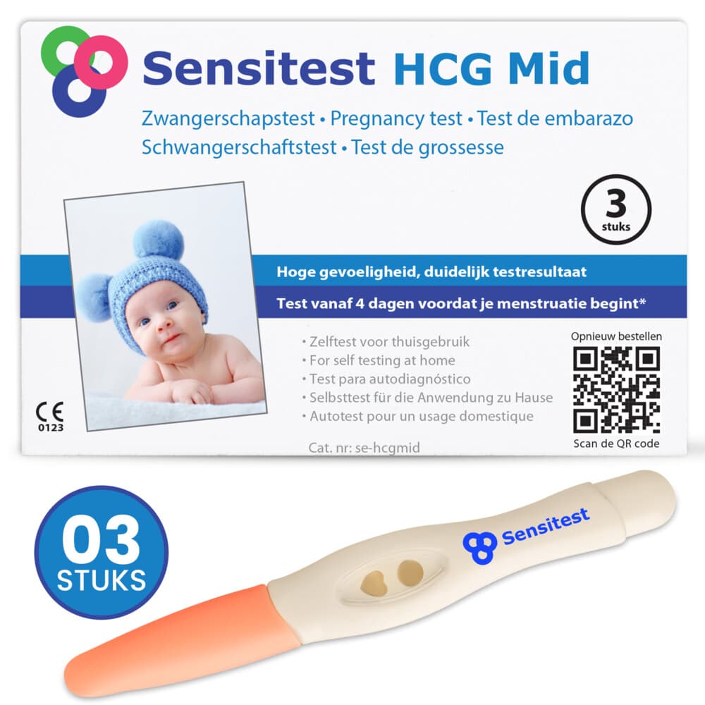 Sensitest Zwangerschapstest Midstream Extra Vroeg 3 stuks