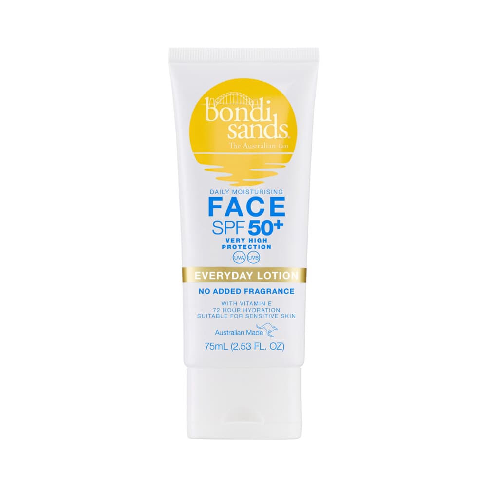 Bondi Sands Zonnebrand Lotion Gezicht Parfumvrij SPF 50+ 75 ml