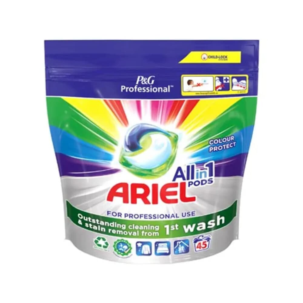 Ariel Wasmiddel All-in-1 Pods Color Protect 45 stuks