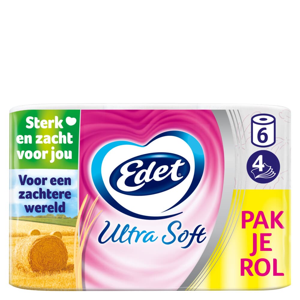 Edet Ultra Soft Toiletpapier 4 Laags 6 stuks