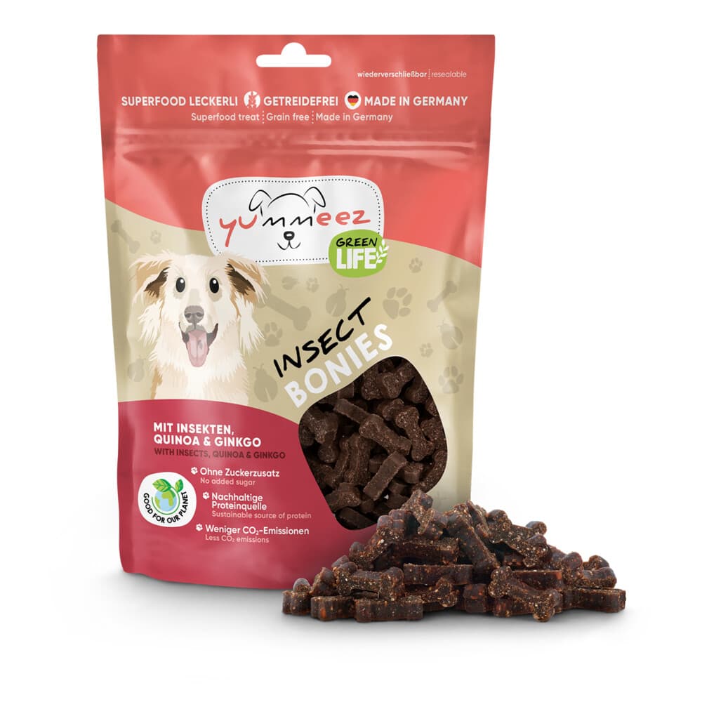Yummeez Green Life Bonies Hondensnack Insecten 175 gr