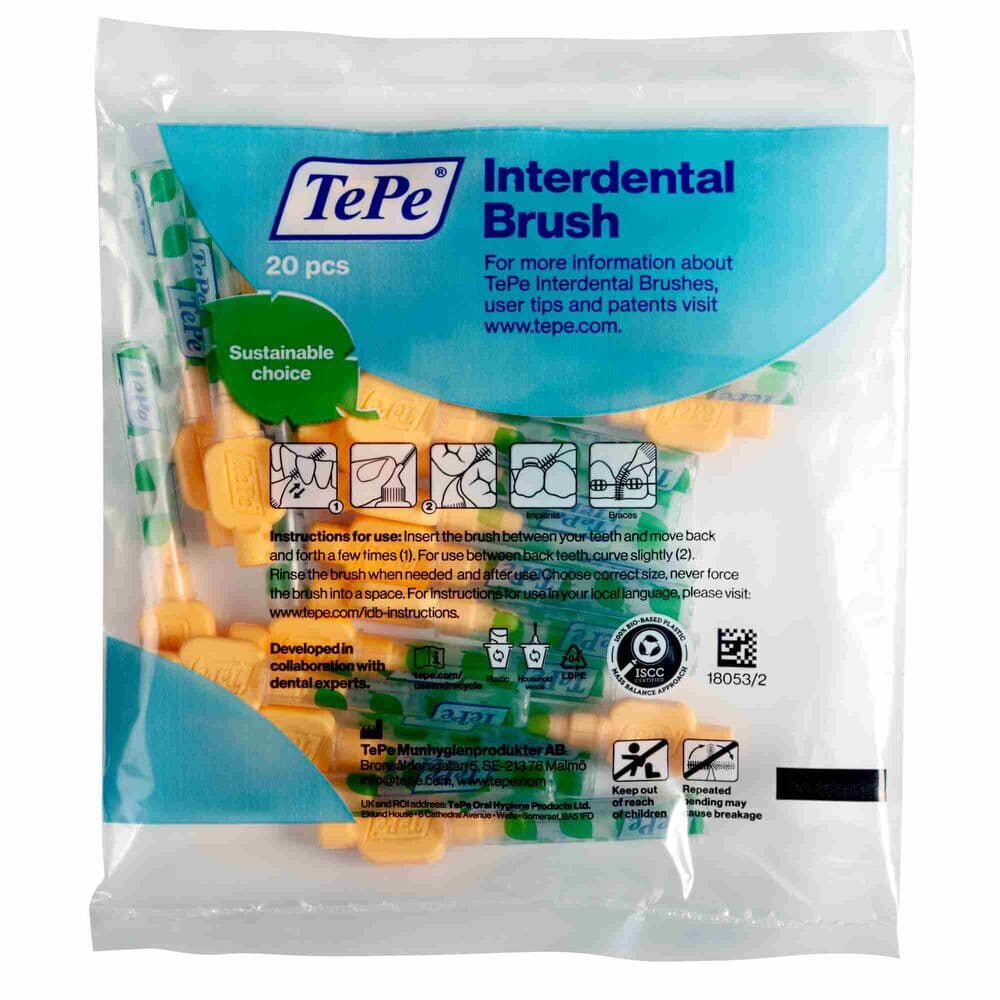TePe Interdentale Ragers Extra Soft 0,45 mm Maat 1 Lichtoranje 20 stuks