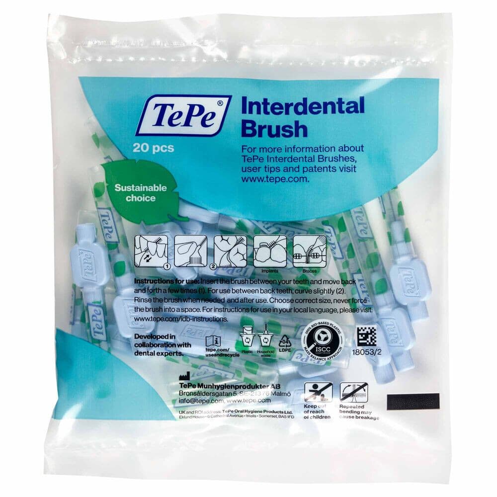TePe Interdentale Ragers Extra Soft 0,6 mm Maat 3 Blauw 20 stuks