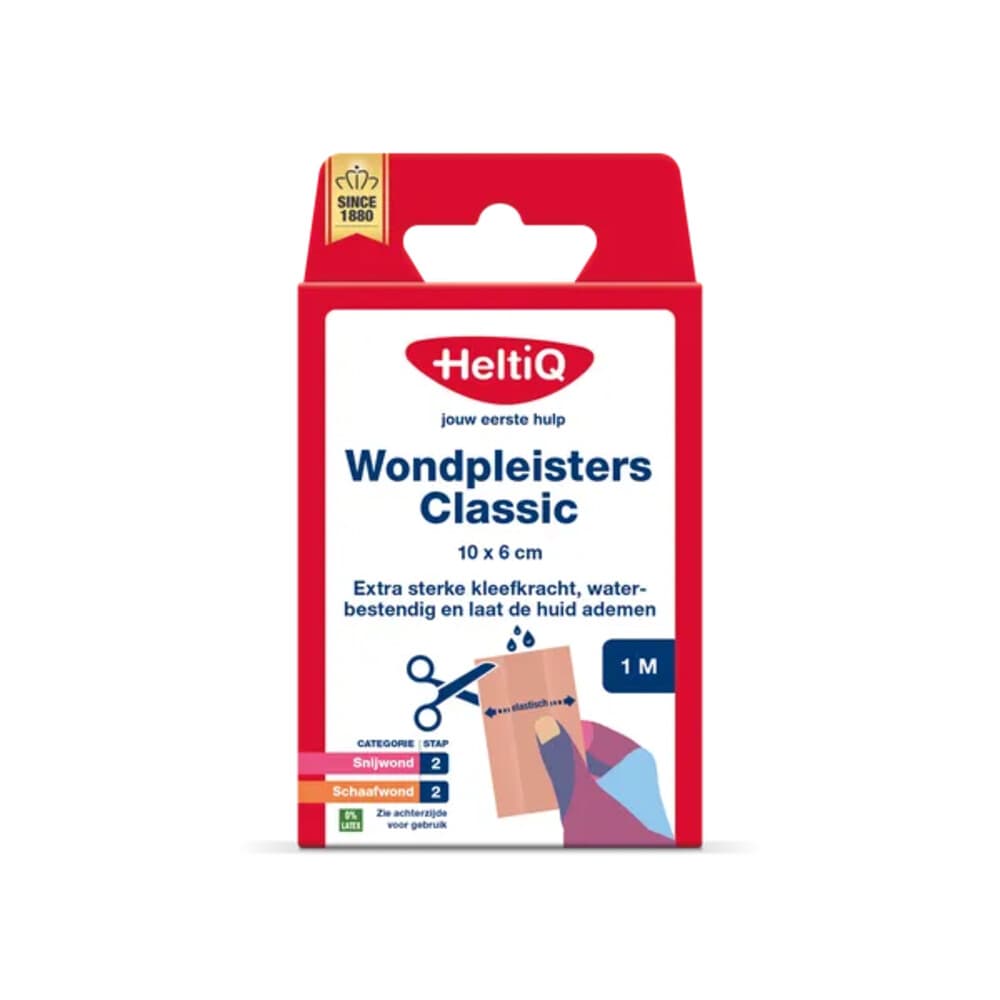 HeltiQ Wondpleisters Classic 10x6 cm