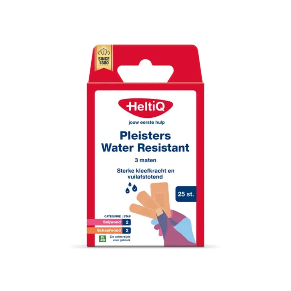 HeltiQ Pleisters Water Resistant 25 stuks