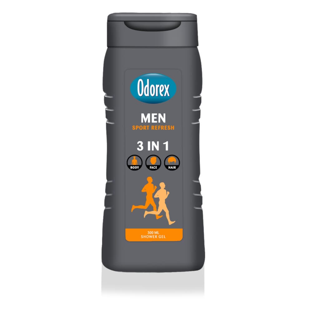 Odorex Douchegel For Men 3-in-1 Sport Refresh 300 ml
