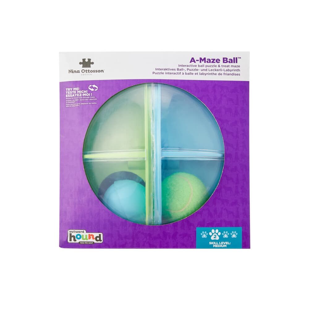 Outward Hound Nina Ottosson Dog a-Maze Ball Green