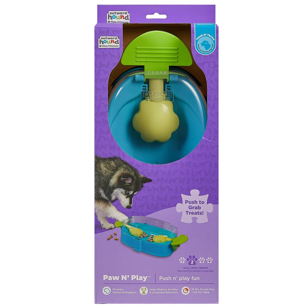 Outward Hound Nina Ottosson Dog Paw'n Play Blue