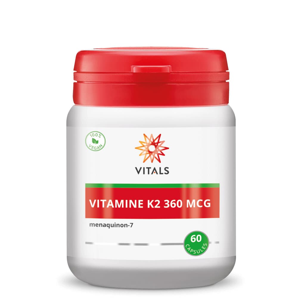 Gratis Verzending: Vitals Vitamine K2 360mcg 60 capsules