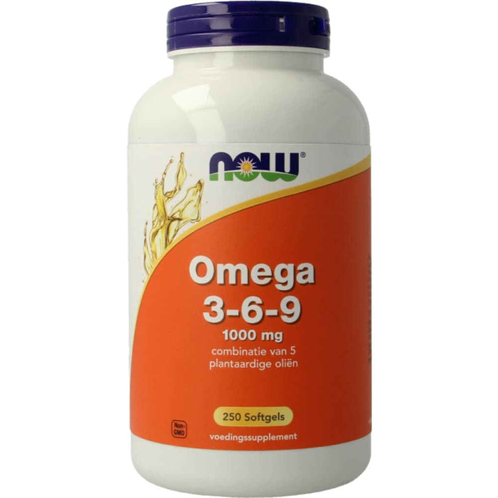 Gratis Verzending: NOW Omega 3-6-9 1000mg 250 capsules